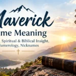 Maverick Name Meaning: Origin, Spiritual & Biblical Insight, Numerology, Nicknames