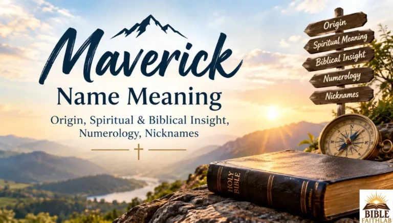 Maverick Name Meaning: Origin, Spiritual & Biblical Insight, Numerology, Nicknames