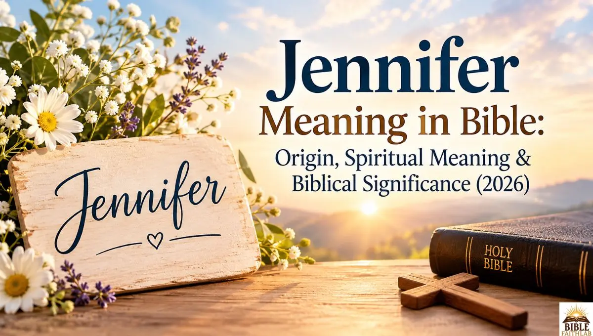 Jennifer Meaning in Bible: Origin, Spiritual Meaning & Biblical Significance (2026)